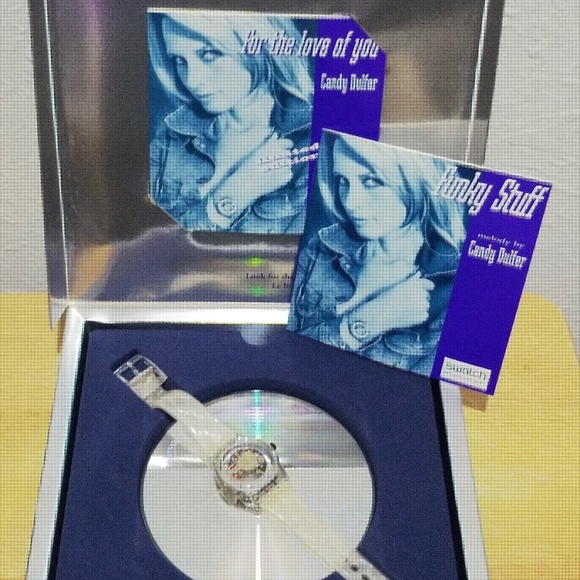 LE SWATCH MusiCall Funky Stuff watch and CD by Candy Duffer NIB NWT - Picture 1 of 16